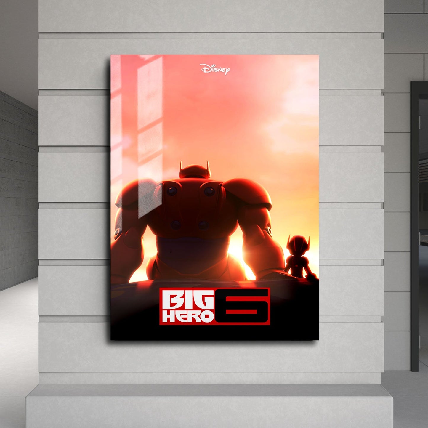 Flex Designs Metal Poster Big Hero 6 24 x 36" Home Goods - Movie 2014 Movie Metal Poster