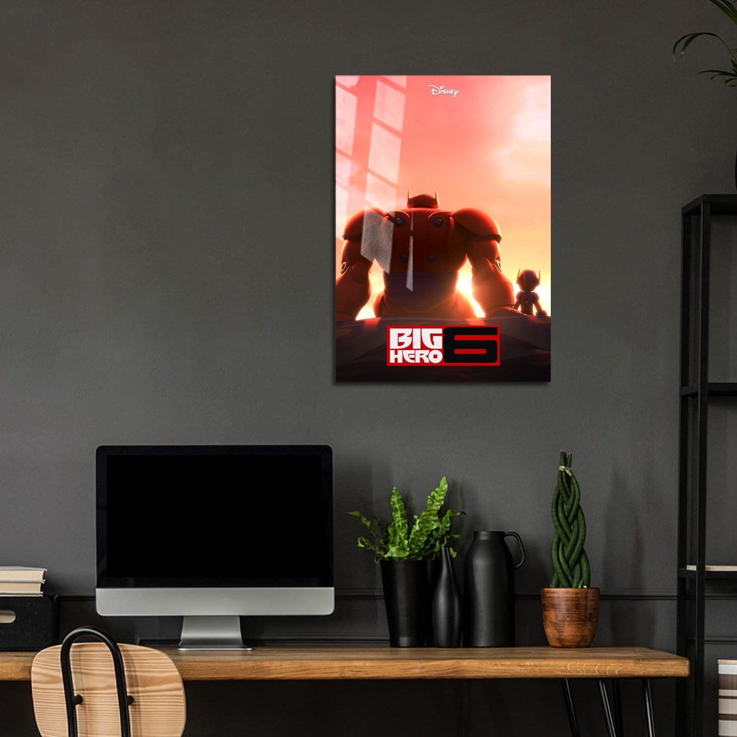 Flex Designs Metal Poster Big Hero 6 5 x 7" Home Goods - Movie 2014 Movie Metal Poster