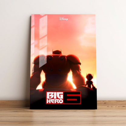 Big Hero 6 Movie Metal Poster