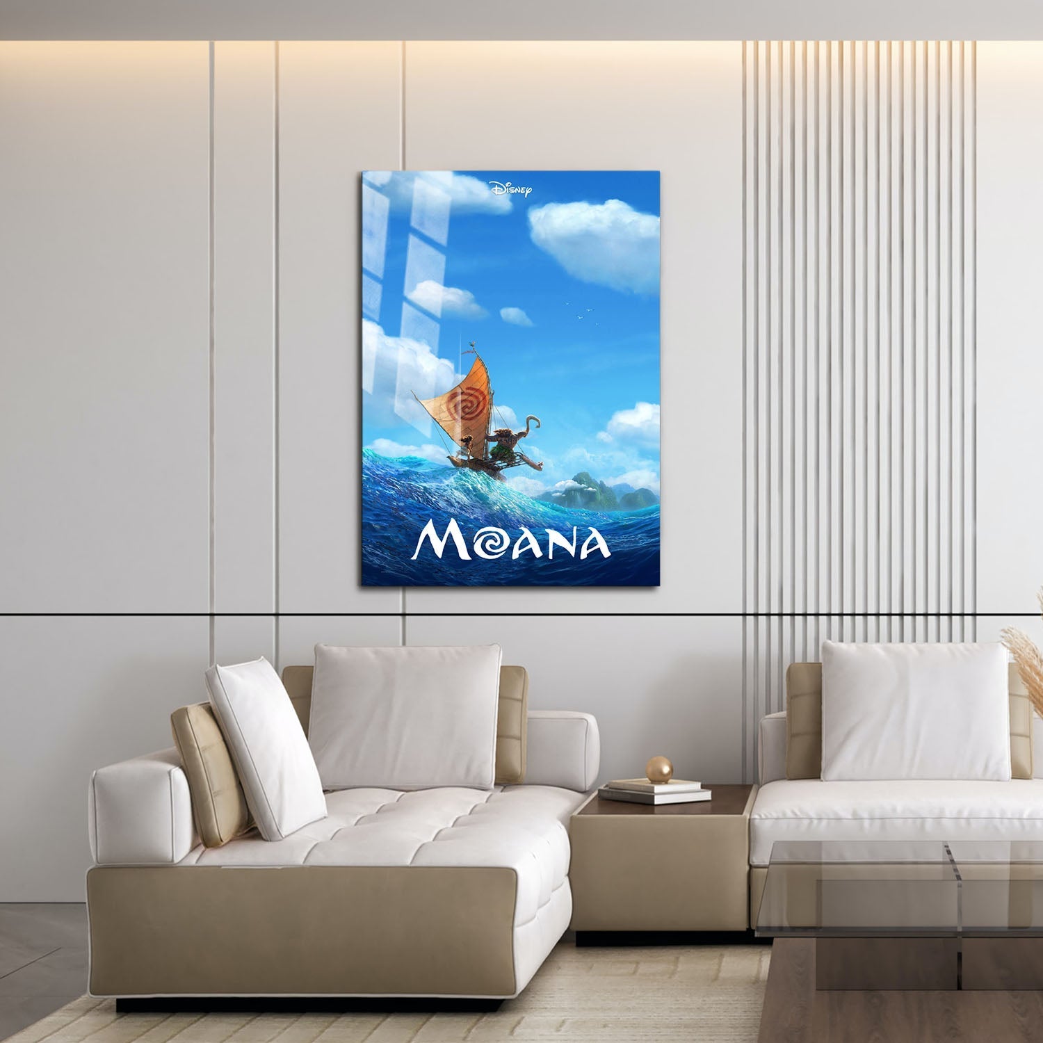 Flex Designs Metal Poster Moana 16 x 24" Home Goods - Movie 2016 Movie Metal Poster