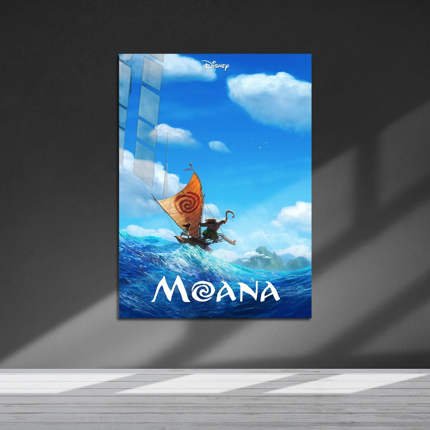 Flex Designs Metal Poster Moana 5 x 7" Home Goods - Movie 2016 Movie Metal Poster