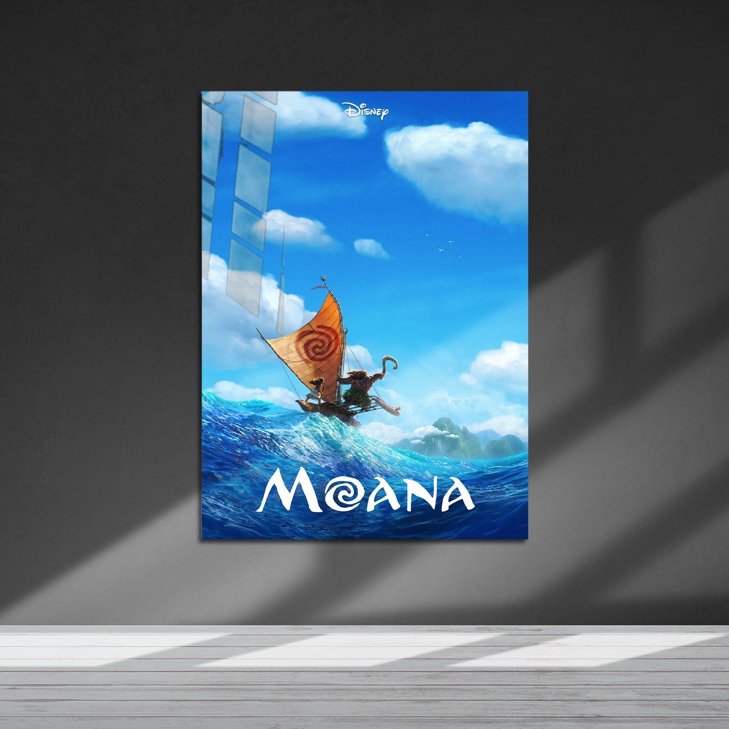 Flex Designs Metal Poster Moana 5 x 7" Home Goods - Movie 2016 Movie Metal Poster