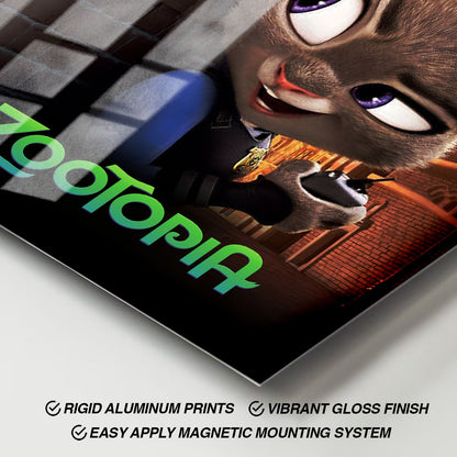 Flex Designs Metal Poster Zootopia 11 x 17" Home Goods - Movie 2016 Movie Metal Poster