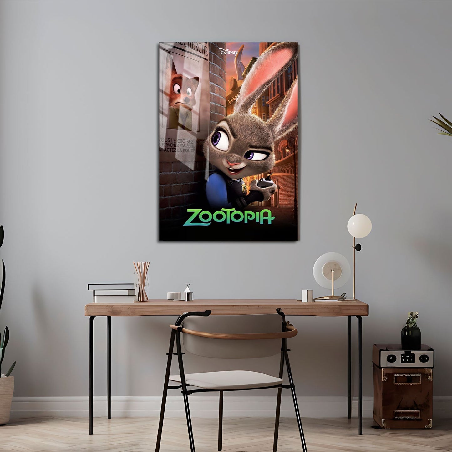 Flex Designs Metal Poster Zootopia 24 x 36" Home Goods - Movie 2016 Movie Metal Poster