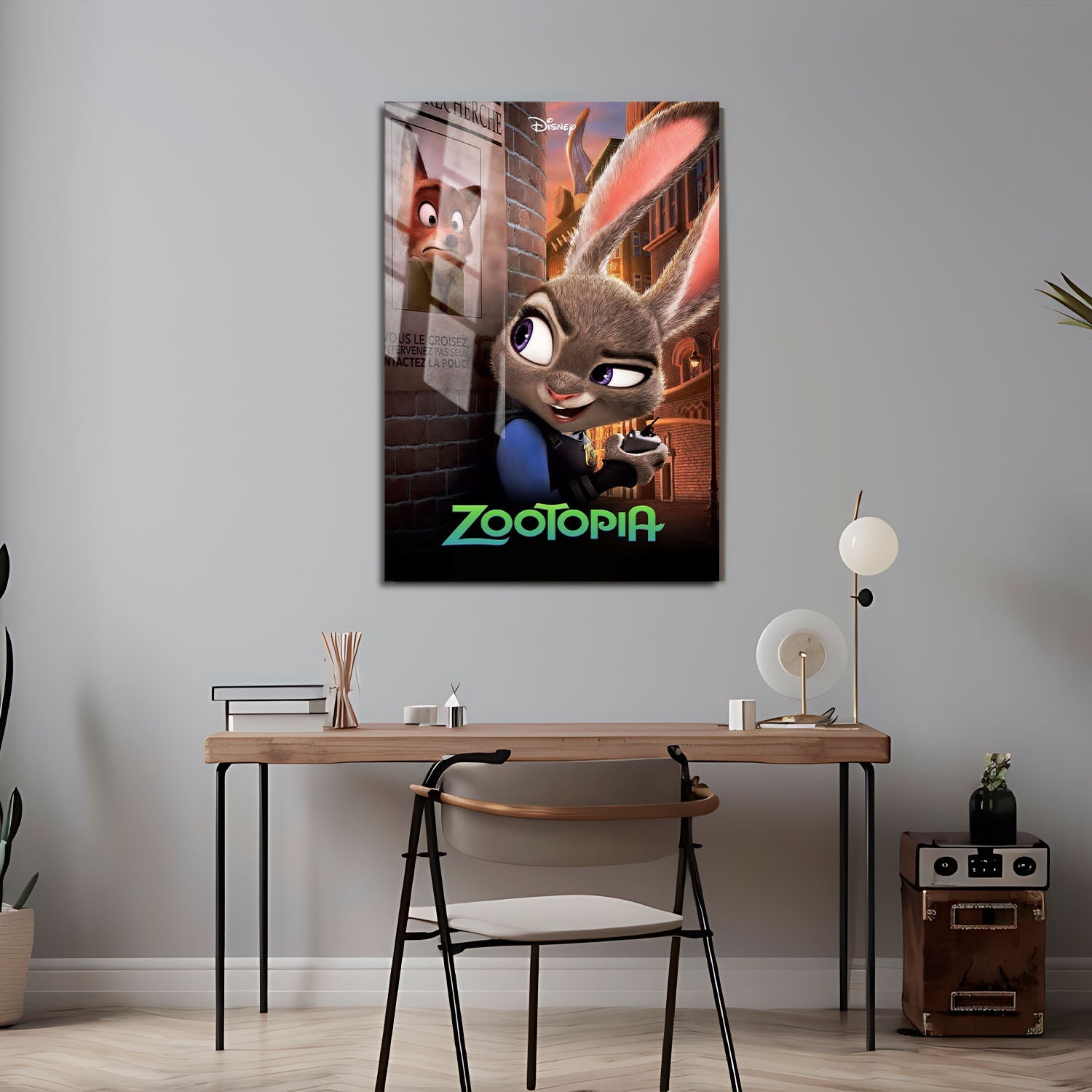 Flex Designs Metal Poster Zootopia 24 x 36" Home Goods - Movie 2016 Movie Metal Poster