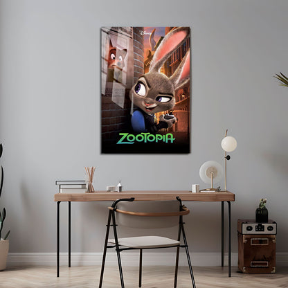 Flex Designs Metal Poster Zootopia 24 x 36" Home Goods - Movie 2016 Movie Metal Poster