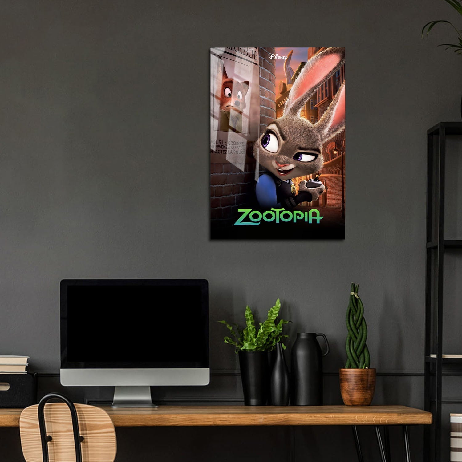 Flex Designs Metal Poster Zootopia 5 x 7" Home Goods - Movie 2016 Movie Metal Poster