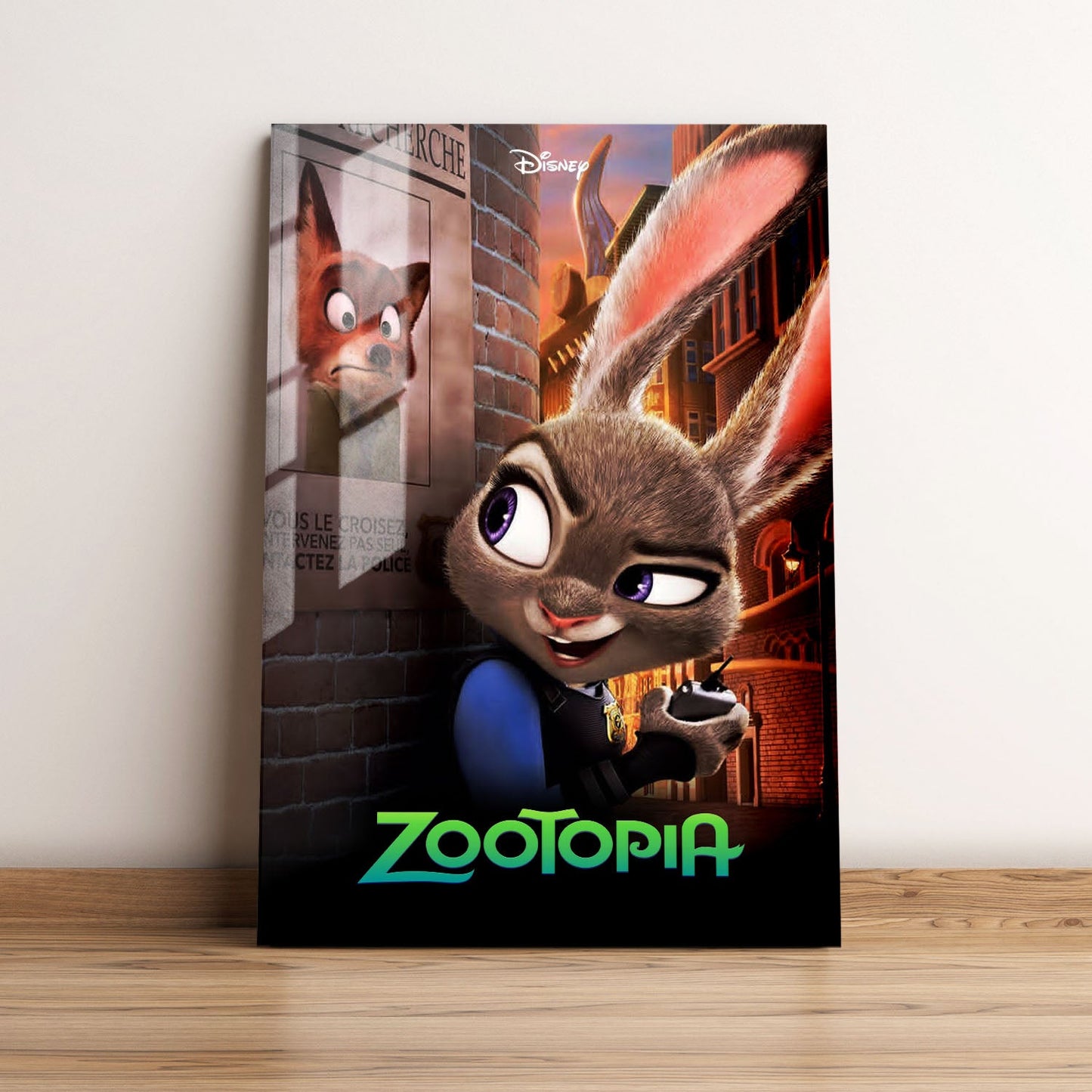 Zootopia Movie Metal Poster