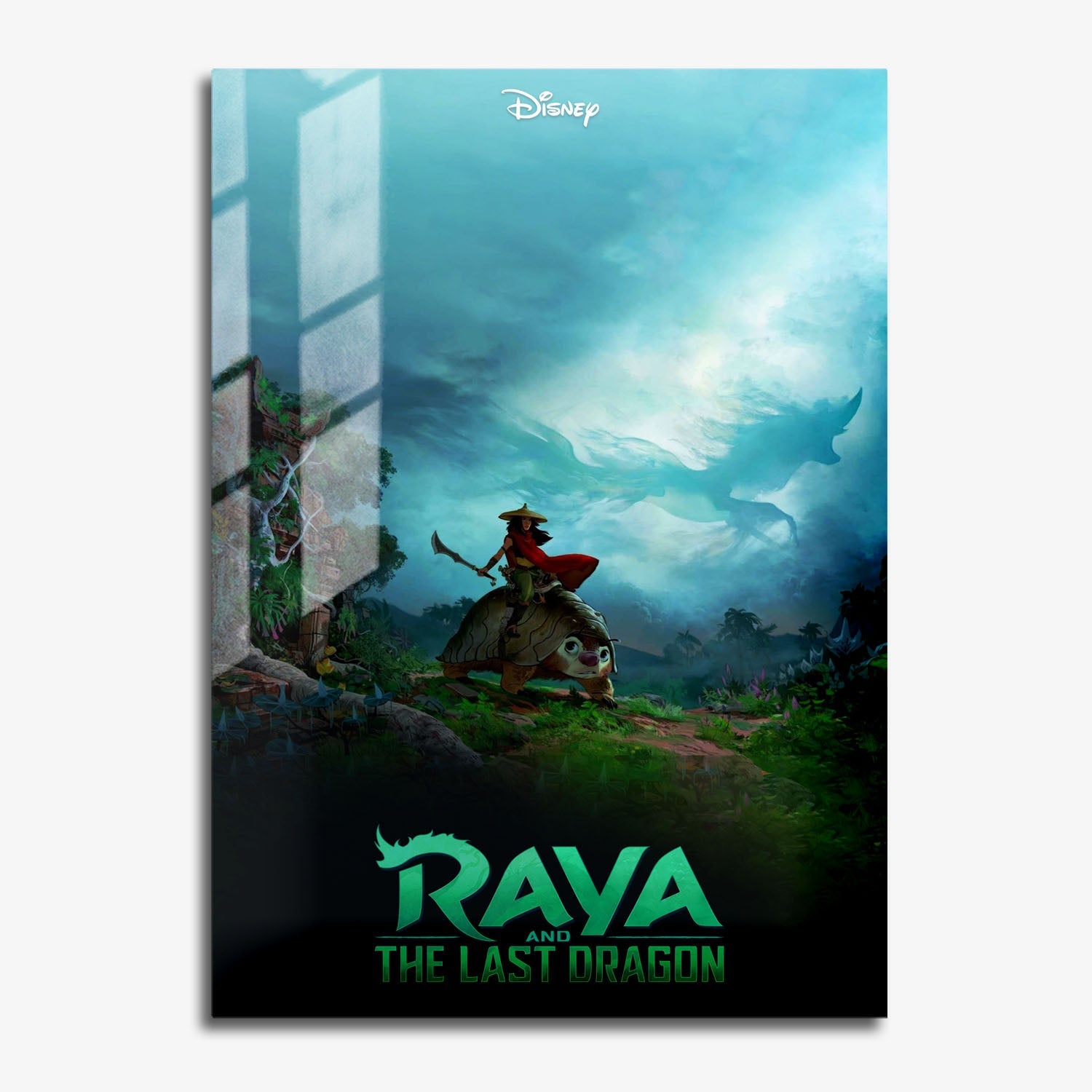Flex Designs Metal Poster Raya and the Last Dragon 11 x 17" Home Goods - Movie 2021 Movie Metal Poster