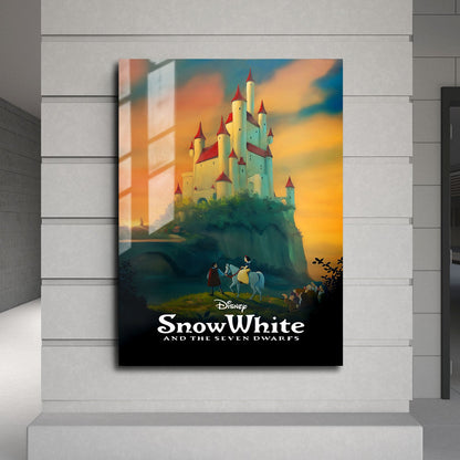 Flex Designs Metal Poster Snow White and the Seven Dwarfs Classic 24 x 36" Home Goods - Movie 1938 Movie Metal Poster