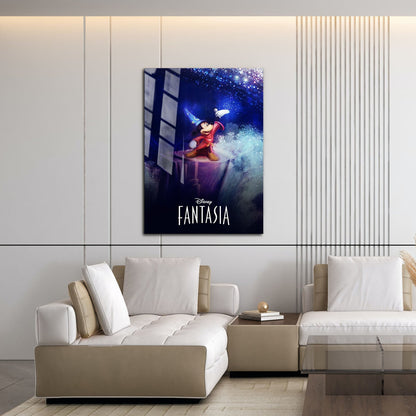 Flex Designs Metal Poster Fantasia Classic 16 x 24" Home Goods - Movie 1940 Movie Metal Poster