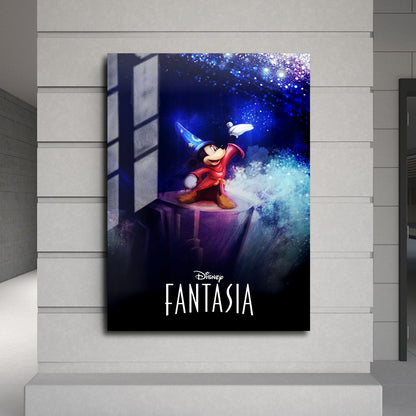 Flex Designs Metal Poster Fantasia Classic 24 x 36" Home Goods - Movie 1940 Movie Metal Poster