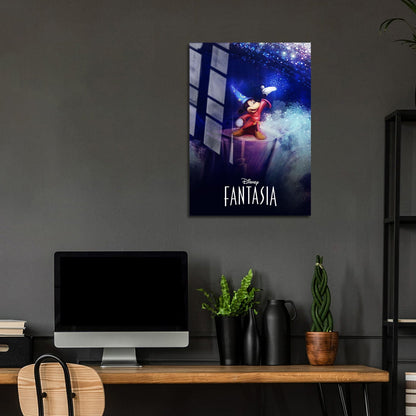 Flex Designs Metal Poster Fantasia Classic 5 x 7" Home Goods - Movie 1940 Movie Metal Poster