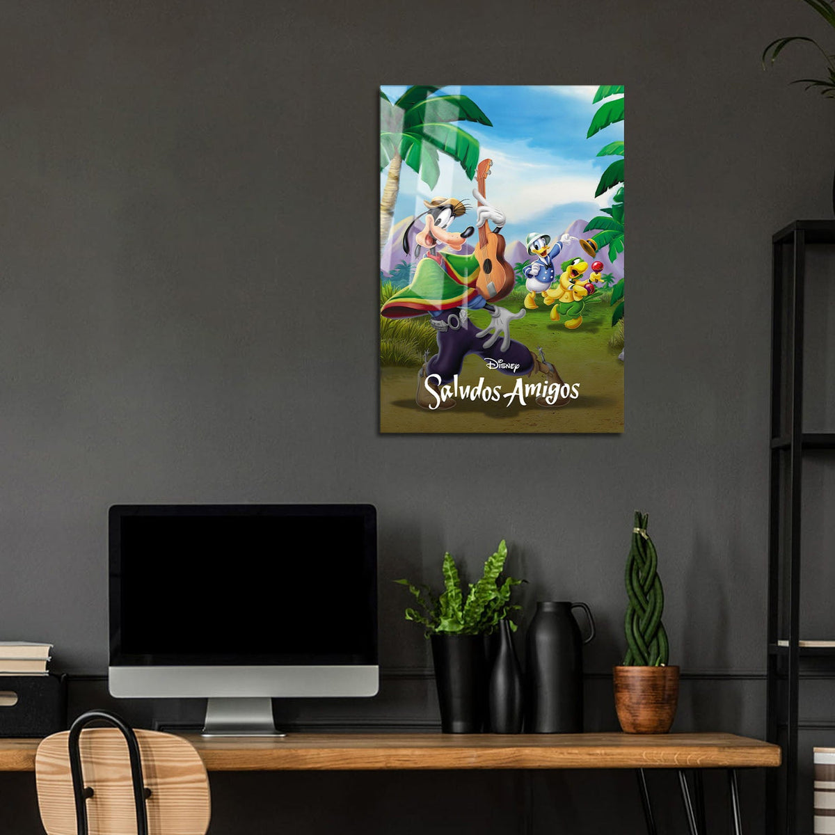 Flex Designs Metal Poster Saludos Amigos Classic 5 x 7" Home Goods - Movie 1942 Movie Metal Poster