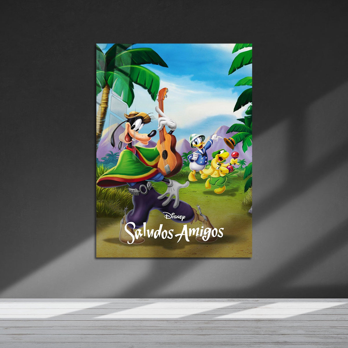 Flex Designs Metal Poster Saludos Amigos Classic 5 x 7" Home Goods - Movie 1942 Movie Metal Poster