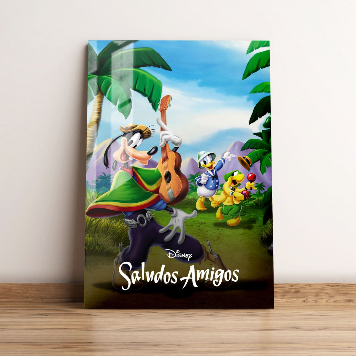 Saludos Amigos Classic Movie Metal Poster