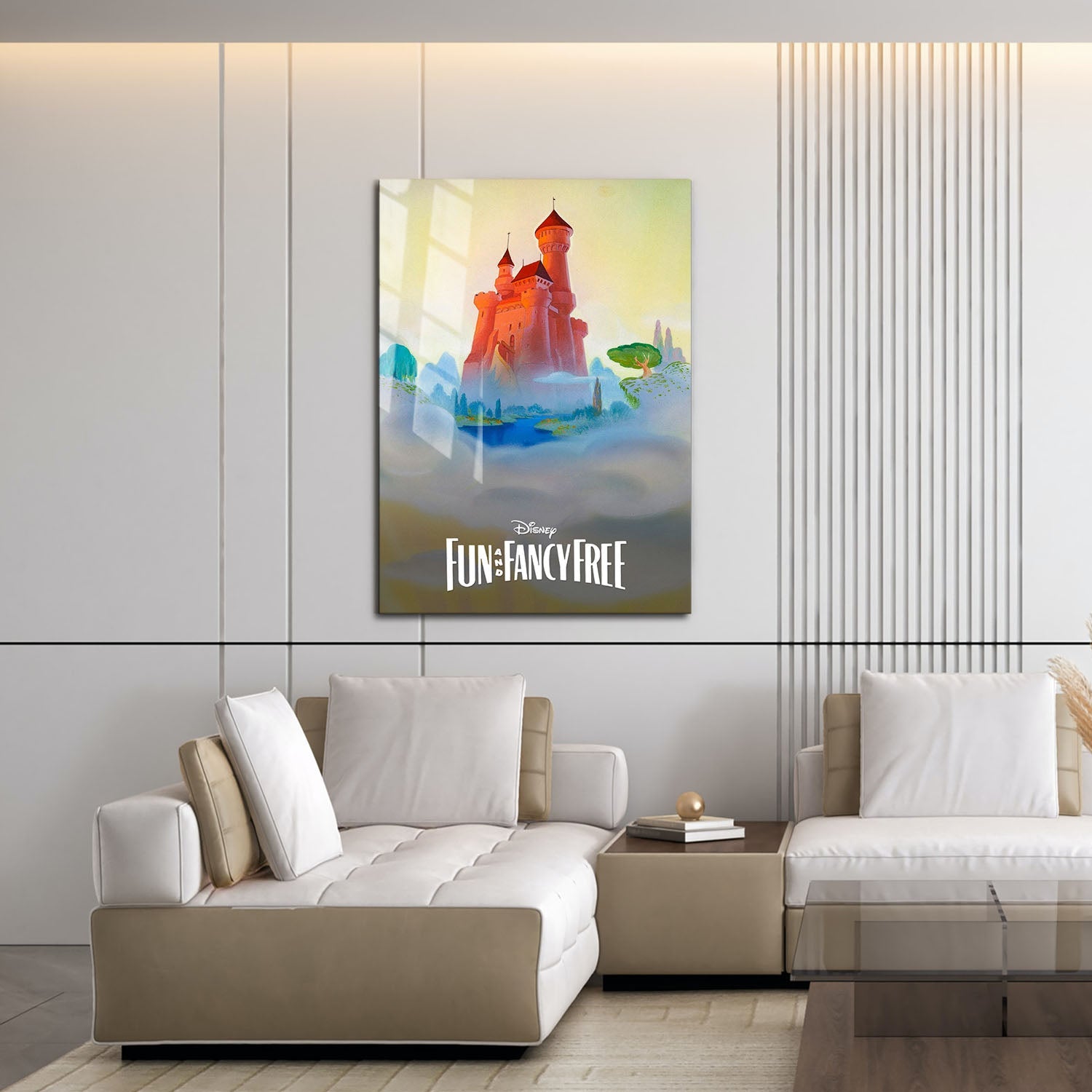 Flex Designs Metal Poster Fun and Fancy Free Classic 16 x 24" Home Goods - Movie 1947 Movie Metal Poster