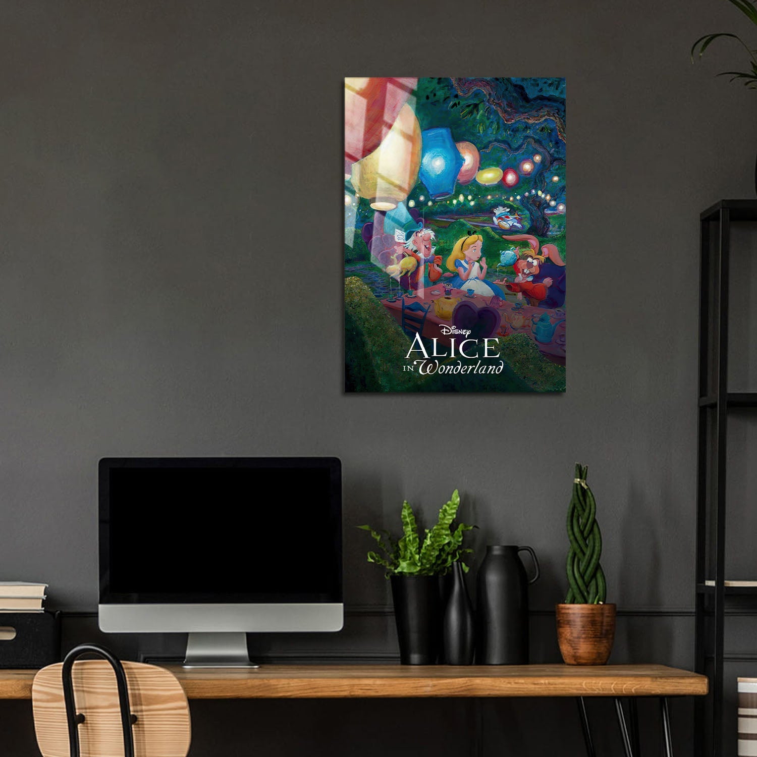 Flex Designs Metal Poster Alice in Wonderland Classic 5 x 7" Home Goods - Movie 1951 Movie Metal Poster
