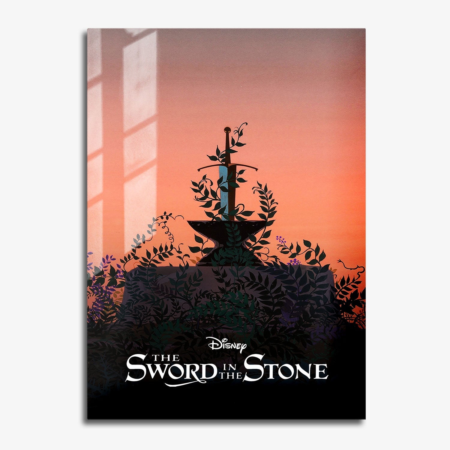 Flex Designs Metal Poster The Sword in the Stone Classic 11 x 17" Home Goods - Movie 1963 Movie Metal Poster