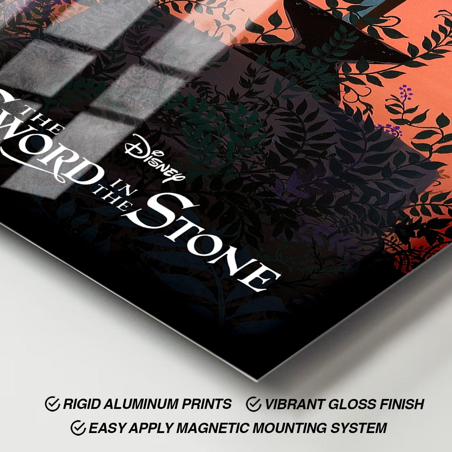 Flex Designs Metal Poster The Sword in the Stone Classic 11 x 17" Home Goods - Movie 1963 Movie Metal Poster