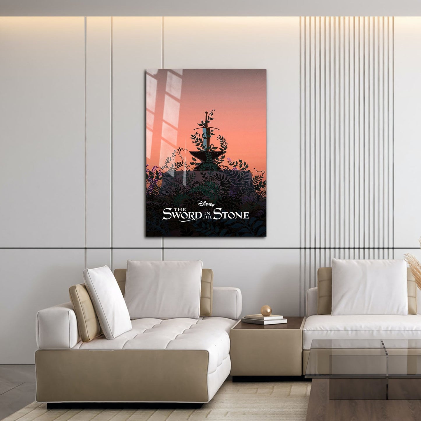 Flex Designs Metal Poster The Sword in the Stone Classic 16 x 24" Home Goods - Movie 1963 Movie Metal Poster