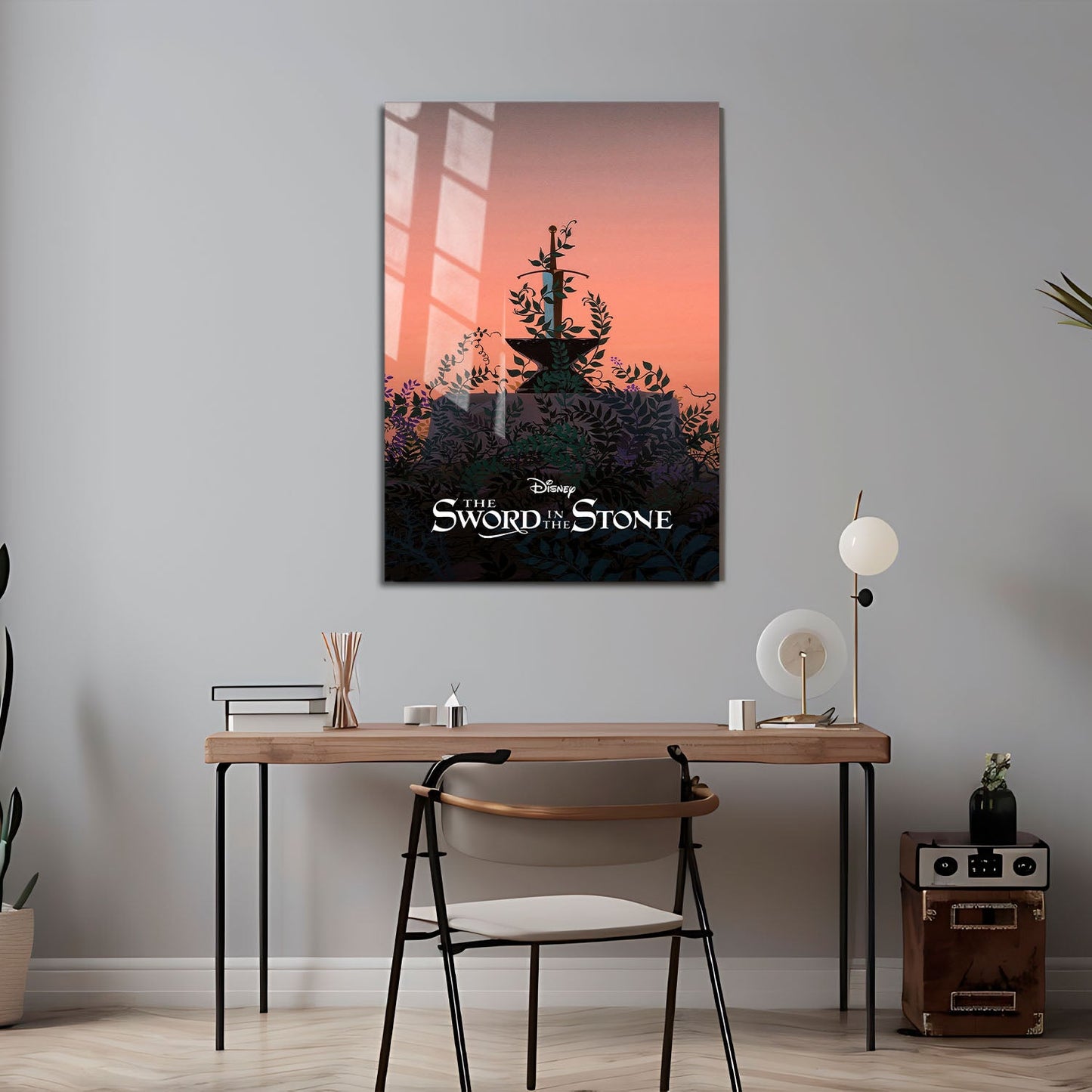 Flex Designs Metal Poster The Sword in the Stone Classic 24 x 36" Home Goods - Movie 1963 Movie Metal Poster