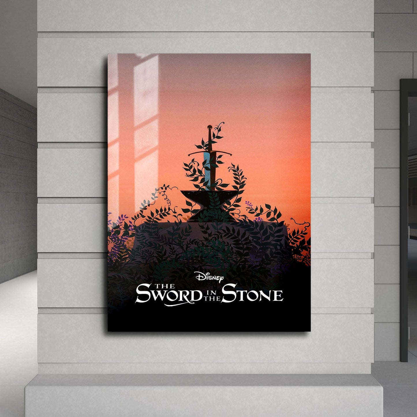 Flex Designs Metal Poster The Sword in the Stone Classic 24 x 36" Home Goods - Movie 1963 Movie Metal Poster