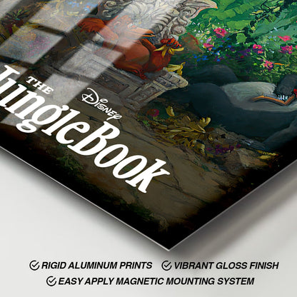 Flex Designs Metal Poster The Jungle Book Classic 11 x 17" Home Goods - Movie 1967 Movie Metal Poster