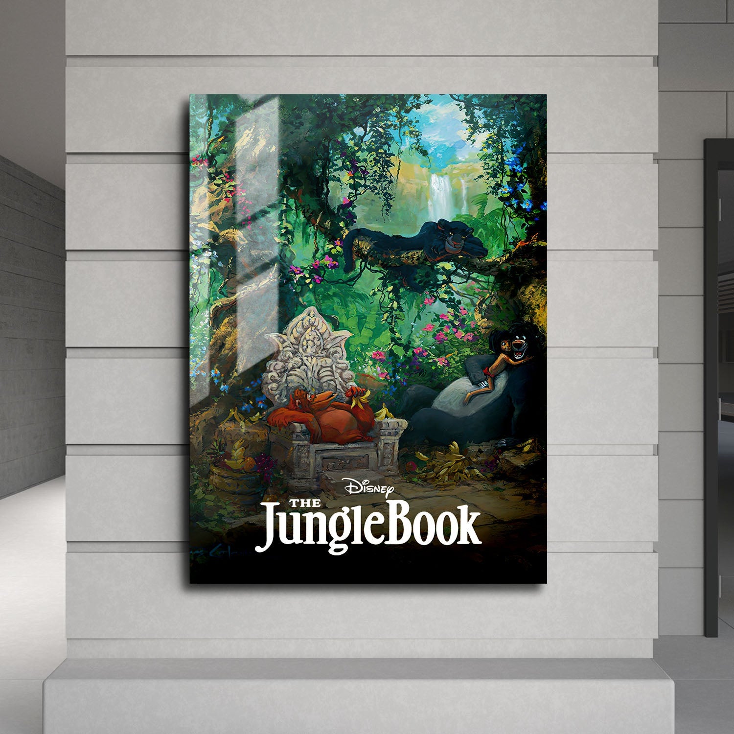 Flex Designs Metal Poster The Jungle Book Classic 24 x 36" Home Goods - Movie 1967 Movie Metal Poster