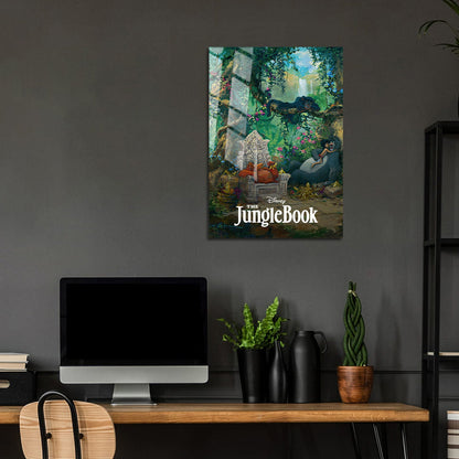 Flex Designs Metal Poster The Jungle Book Classic 5 x 7" Home Goods - Movie 1967 Movie Metal Poster