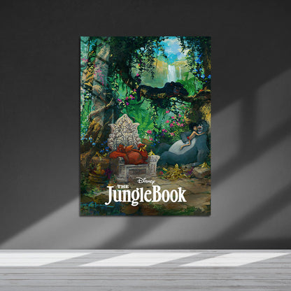 Flex Designs Metal Poster The Jungle Book Classic 5 x 7" Home Goods - Movie 1967 Movie Metal Poster