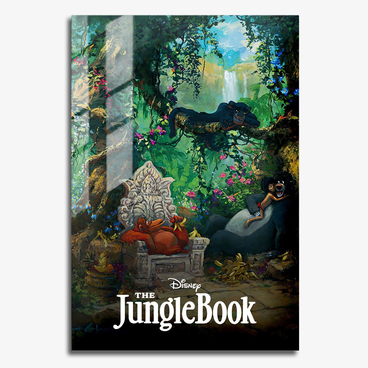 Flex Designs Metal Poster The Jungle Book Classic 11 x 17" Home Goods - Movie 1967 Movie Metal Poster