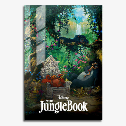 Flex Designs Metal Poster The Jungle Book Classic 11 x 17" Home Goods - Movie 1967 Movie Metal Poster