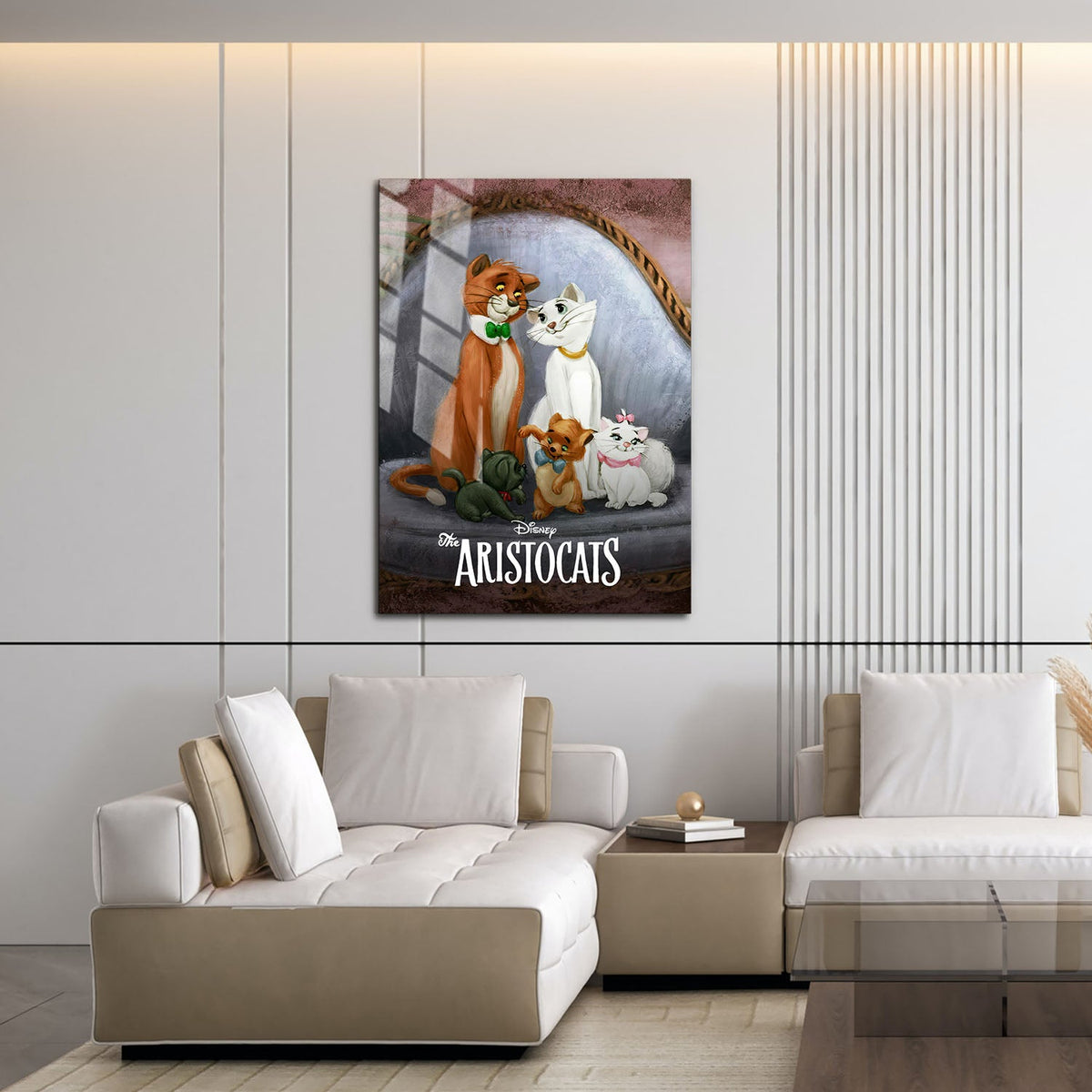 Flex Designs Metal Poster The Aristocats Classic 16 x 24" Home Goods - Movie 1970 Movie Metal Poster