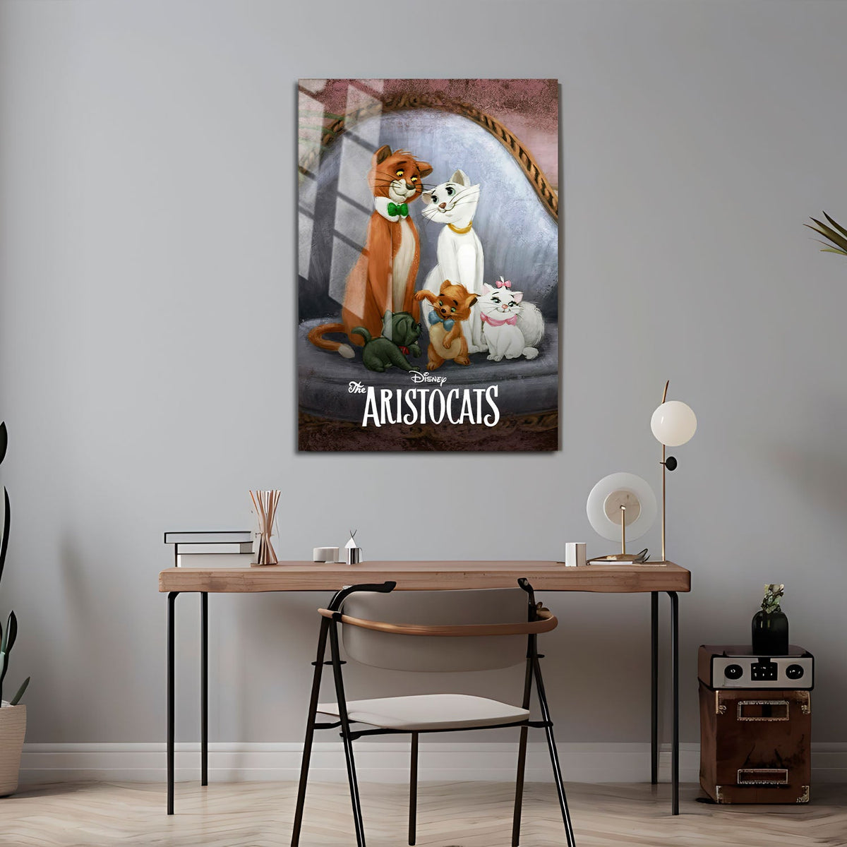 Flex Designs Metal Poster The Aristocats Classic 24 x 36" Home Goods - Movie 1970 Movie Metal Poster