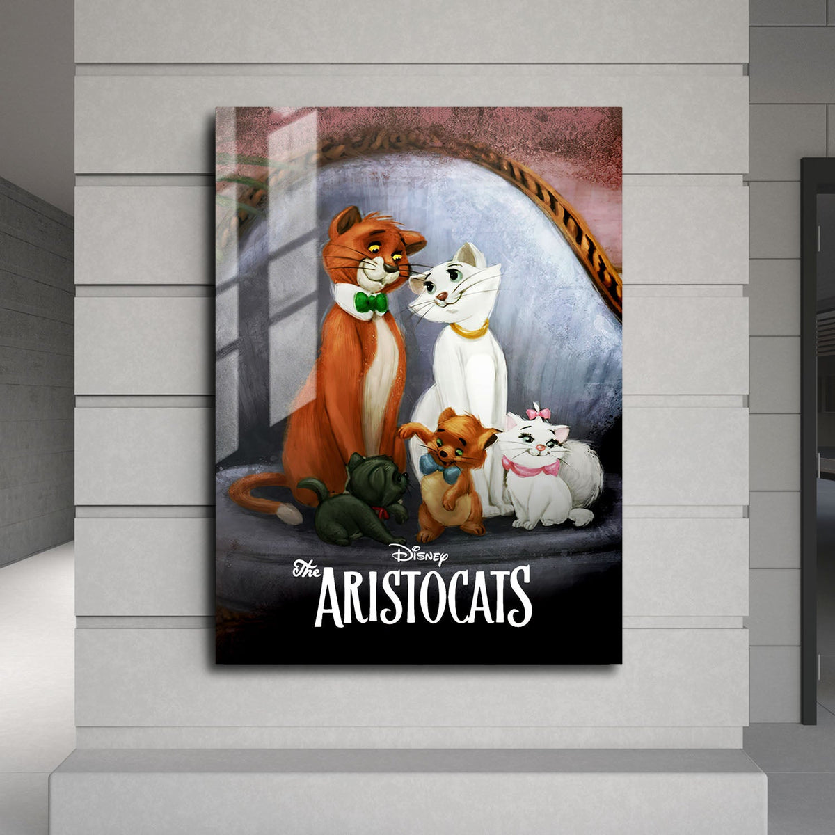 Flex Designs Metal Poster The Aristocats Classic 24 x 36" Home Goods - Movie 1970 Movie Metal Poster