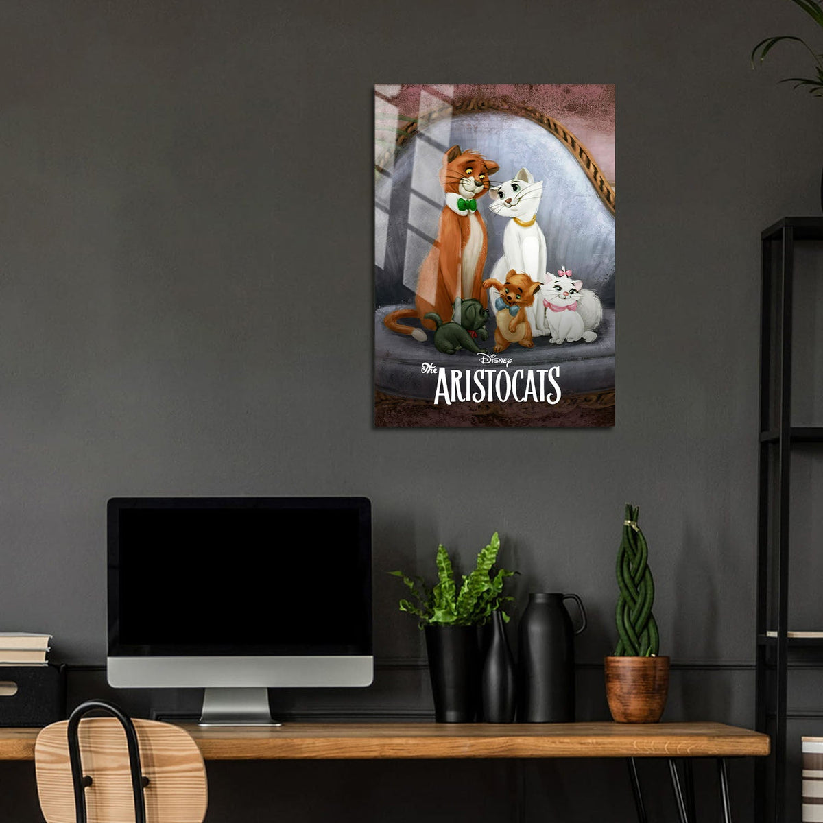 Flex Designs Metal Poster The Aristocats Classic 5 x 7" Home Goods - Movie 1970 Movie Metal Poster
