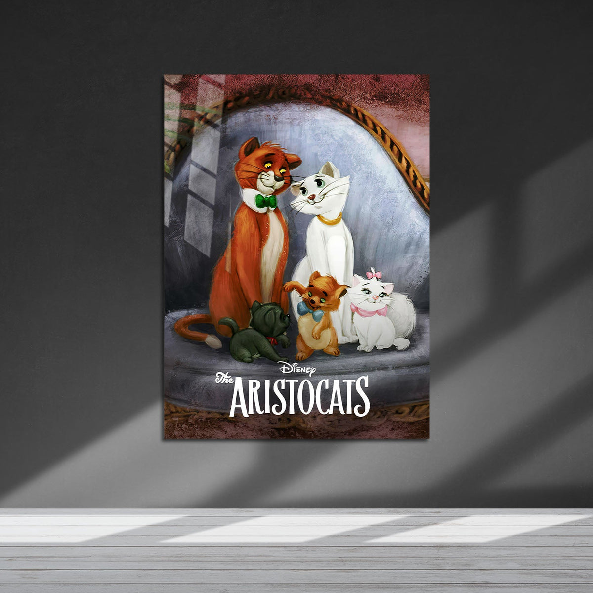 Flex Designs Metal Poster The Aristocats Classic 5 x 7" Home Goods - Movie 1970 Movie Metal Poster