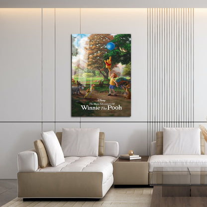 Flex Designs Metal Poster The Many Adventures of Winnie the Pooh Classic 16 x 24" Home Goods - Movie 1977 Movie Metal Poster