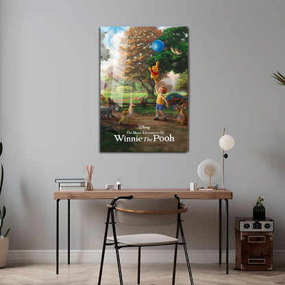 Flex Designs Metal Poster The Many Adventures of Winnie the Pooh Classic 24 x 36" Home Goods - Movie 1977 Movie Metal Poster
