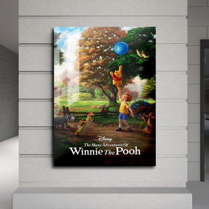 Flex Designs Metal Poster The Many Adventures of Winnie the Pooh Classic 24 x 36" Home Goods - Movie 1977 Movie Metal Poster