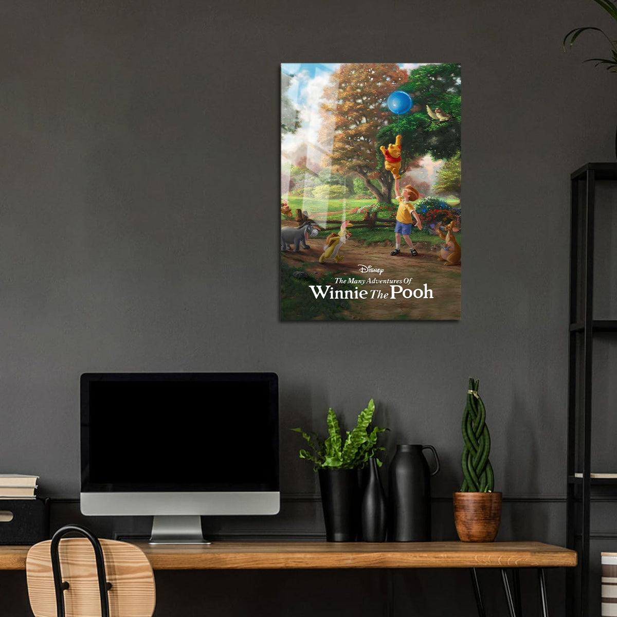 Flex Designs Metal Poster The Many Adventures of Winnie the Pooh Classic 5 x 7" Home Goods - Movie 1977 Movie Metal Poster