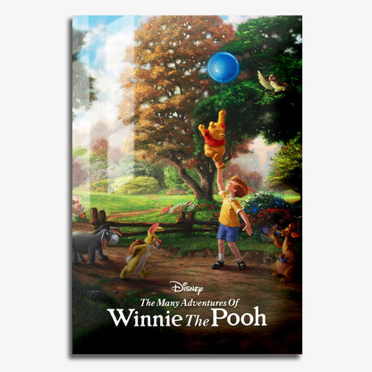 Flex Designs Metal Poster The Many Adventures of Winnie the Pooh Classic 11 x 17" Home Goods - Movie 1977 Movie Metal Poster