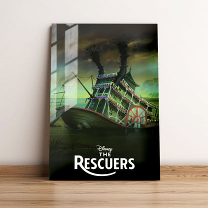 The Rescuers Classic Movie Metal Poster