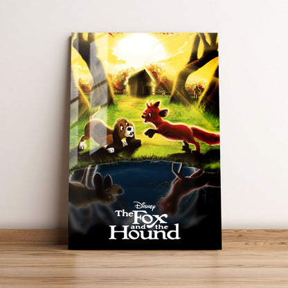 The Fox and the Hound Classic Movie Metal Poster