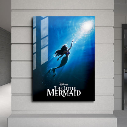 Flex Designs Metal Poster The Little Mermaid Classic 24 x 36" Home Goods - Movie 1989 Movie Metal Poster