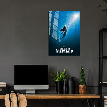Flex Designs Metal Poster The Little Mermaid Classic 5 x 7" Home Goods - Movie 1989 Movie Metal Poster