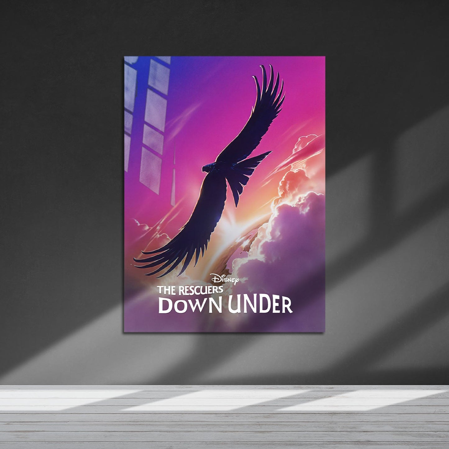 Flex Designs Metal Poster The Rescuers Down Under Classic 5 x 7" Home Goods - Movie 1990 Movie Metal Poster
