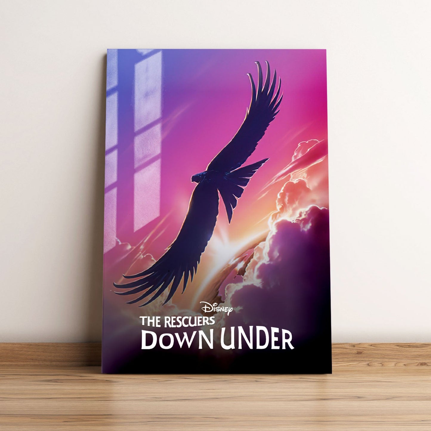 The Rescuers Down Under Classic Movie Metal Poster