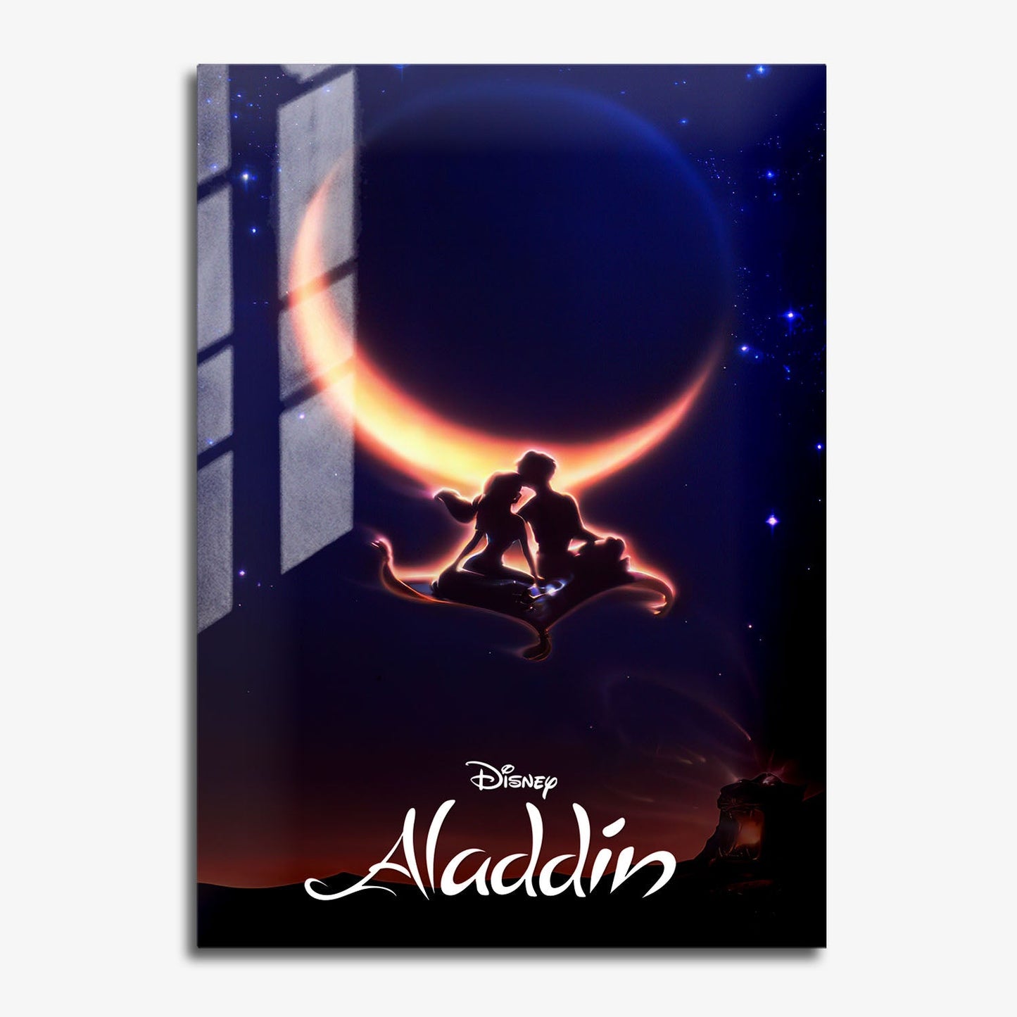 Flex Designs Metal Poster Aladdin Classic 11 x 17" Home Goods - Movie 1992 Movie Metal Poster